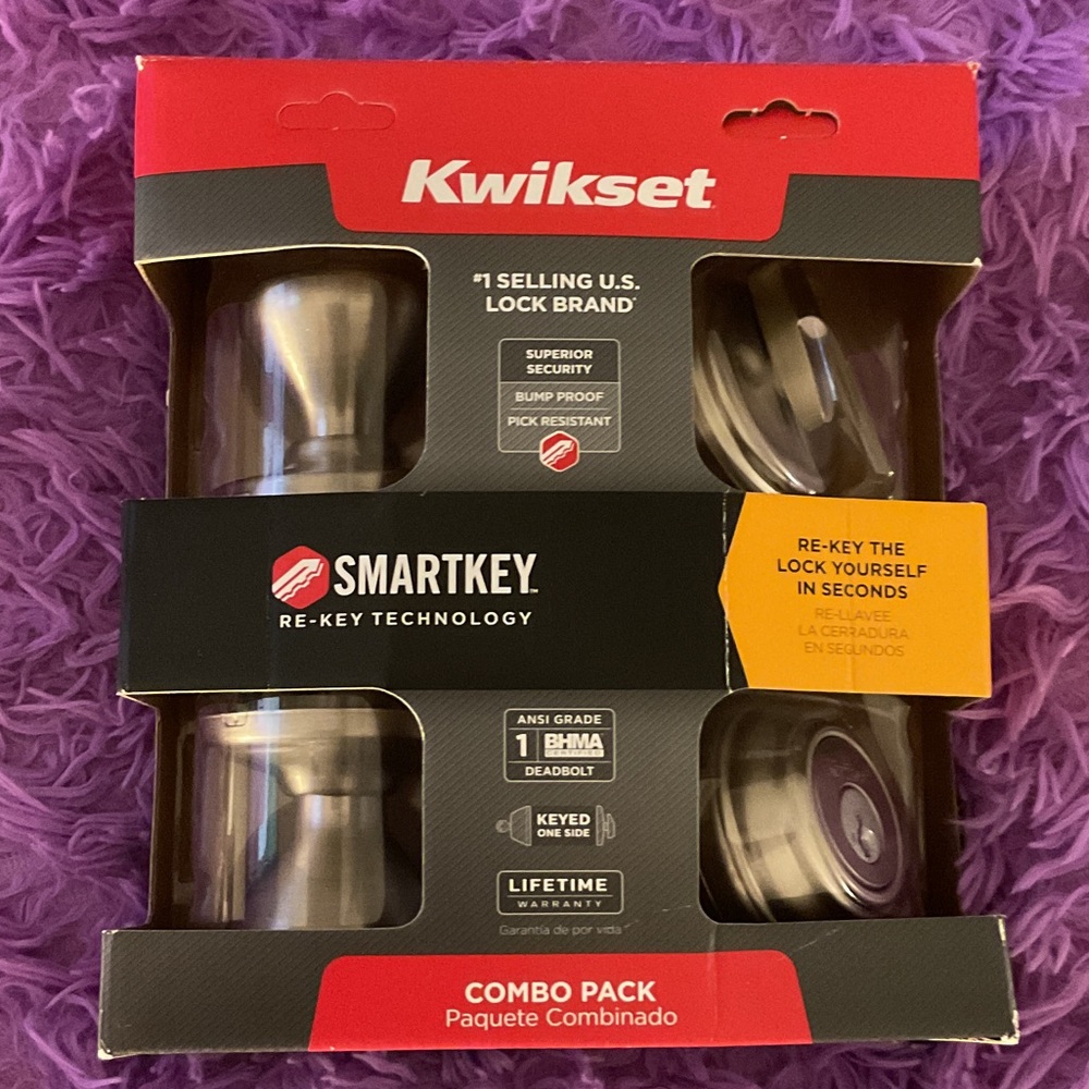 Kwikset Combo Pack with SmartKey Technology - Silver